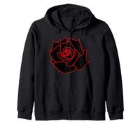 Roses Rouges Rosas True Love Retro Esthétique Vintage Boho Art Sweat à Capuche