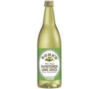 Rose's Sirop de citron vert sucré Bouteille de 1 litre | Parfait pour les cocktails, les boissons et les mélangeurs