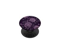 Roses Violettes Florales romantiques Cottagecore Esthétique PopSockets PopGrip Adhésif