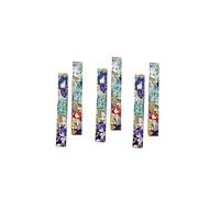 ROSETOR Genshin Impact Lot de 6 stylos à encre gel 0,5 mm avec inscription « Wanted Only », bleu, taille unique