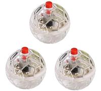 ROSETOR Lot de 3 balles lumineuses clignotantes en plastique transparent pour dressage de chat