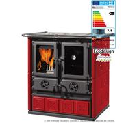 Cuisinière à bois La Nordica Rosetta 5.0 - Maiolica 7,9 kW Revêtement majolique, Tortora