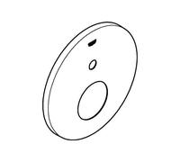 ROSETTE GROHE 48429 Ronde Pour EHM-FMS Avec Changement À 2 Voies Chromé