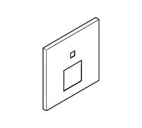 ROSETTE GROHE 48431 Carrée Pour EHM-FMS Avec Changement À 2 Voies Chromé