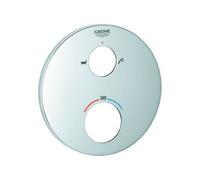 Rosace Grohe Thermostat Bath 2 trous Chromé