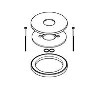 ROSETTE GROHE Et RING DE DISTANCE 46971 Pour Essence Supersteel