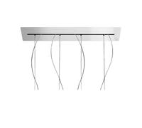 Rosette Linéaire Multiple 90 cm Blanc