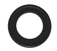 Rosette pour tuyau flexible en alu Noir