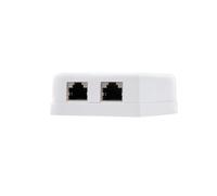 Rosette Rj45 Surface Ftp Cat5e 2 Sockets Blanco 10.21.1102
