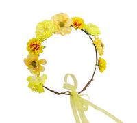 Rosettes Couronne de fleurs pour mariage Bandeaux de fleurs de mariée bandeaux floraux pour femmes guirlandes florales Couronne de cheveux