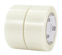 ROSEUP Ruban adhésif extra fort transparent 5cm×27m, multi-usage, lot de 2