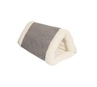 Rosewood Abri-Cachette/2en1 Lit Douillet en Textile Moelleux de Luxe pour Chat Gris 55 cm