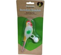 Rosewood Boredom Breaker Jouet pour Oiseau Taille réelle Transparent
