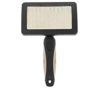 Rosewood Brosse Slicker Douce pour Chiens - Taille L - Brosse pour Poils Mi-longs à Longs - Noir - Brosse de Toilettage avec Picots Doux en Acier Inoxydable