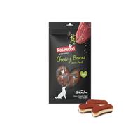 Rosewood Chewy Bones Canard Petit - Petits os à mâcher pour Chien, Peau de bœuf et Canard, favorisent Les Soins dentaires, sans céréales, sans additifs artificiels, 80 g