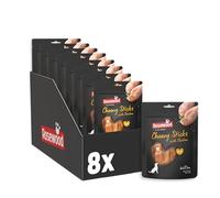 Rosewood Chewy Sticks Poulet Medium - Bâtonnets à mâcher pour Chiens au Poulet et à la Peau de Boeuf, friandise aidant aux Soins dentaires, sans céréales, sans additifs artificiels, Lot de 8, 8x100 g
