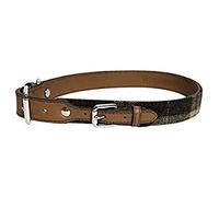 Rosewood Collier en Cuir de Luxe pour Chien Tweed à Carreaux Écossais 51-61 cm