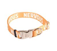 Rosewood Collier « Nervous » pour Chien - Collier réglable pour Chiens de Petite, Moyenne et Grande Taille - Collier d'avertissement de Sensibilisation avec matériel en métal - Orange, 35,6 à 50,8 cm