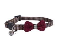 Rosewood Collier pour Chat avec nœud Bordeaux