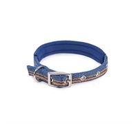 Rosewood Collier réfléchissant réglable pour Chien Bleu Taille S 25,4 à 35,6 cm