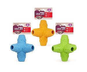 Rosewood Cyber Jouet en Caoutchouc pour Chien Motif Jack Lunaire Taille M