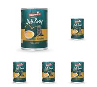 Rosewood Deli Soup Poulet - Friandise savoureuse au Bouillon pour Chat avec Morceaux de Poulet Tendre, ingrédients naturels, sans sel ni Sucre ajouté, sans additifs artificiels, 135 ML (Lot de 5)