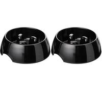 Rosewood Gamelle d'alimentation Lente Anti-Glouton en Mélamine pour Chiens Taille M (Lot de 2)