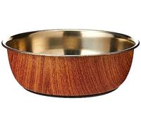 Rosewood Gamelle Elégante Antidérapante avec Finition Effet Bois pour Chien 1,2 L