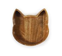 Rosewood Gamelle en Bois de Luxe pour Chat et Petit Chien, capacité 420 ML, Marron