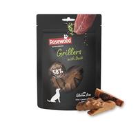 Rosewood Grillers Canard - Friandise Tendre pour Chien au Canard, 58% de Viande, ingrédients naturels, Riche en protéines, sans Gluten, sans additifs artificiels, 100 g
