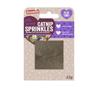 Rosewood Jolly Moggy Herbe à Chat à Saupoudrer 25 g Catnip Séché Finement Coupé sans Tiges pour Jouets et Griffoir Favorise Jeu Exploration et Comportement de Grattage