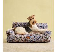 Rosewood Joules Canapé-lit pour Petit Chien à Motif Floral - Épais - Rembourré - Base antidérapante - Lavable - Lit de Luxe pour Petits Chiens et Chats