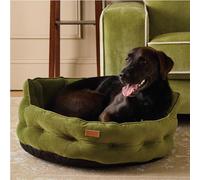 Rosewood Joules Chesterfield Lit pour Chien, Kaki, Grand lit pour Chien, côtés rembourrés Confortables, Base antidérapante, lit de Luxe pour Chiens de Taille Moyenne ou Grande