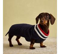 Rosewood Joules Dawson Pull en Tricot Bleu Marine pour Chien, Petit, Lavable, Chaud et Confortable pour Petits Chiens