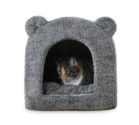 Rosewood Lit pour Chat Ours en Peluche Gris