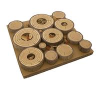 Rosewood Maze-a-Log Jeu de réflexion avec cachettes à friandises pour Lapins et cochons d'Inde