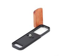 Rosewood Poignée de pouce pour Fuji X-E5 en forme de L Base en alliage d'aluminium pour plaque à dégagement rapide Arca (XE5 Noir)