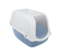 Rosewood Roméo Toilettes pour Chat avec Couvercle et Filtre à Charbon Bleu Clair Taille L