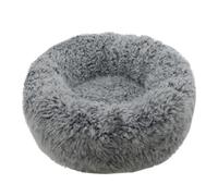 Rosewood Silver Fluff Comfort Panier Rond pour Chien Taille L 79 x 79 cm