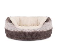 Rosewood Snuggle Panier-Lit pour Chien Peluche Moelleuse Gris/Beige 64 cm