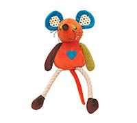 Rosewood Souris Sillie Jouet en Peluche et Corde pour Chiens