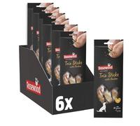 Rosewood Trio Sticks Poulet Large - Bâtonnets à mâcher fermes pour Grands Chiens en Peau de Boeuf et Poulet, pour Les Soins dentaires, sans Gluten, céréales et additifs artificiels, Lot de 6, 6x240 g