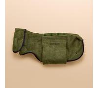 Rosewood X Joules Manteau de Séchage Kaki pour Chiens Grande - Serviette Absorbante pour Chien Humide avec Sac de Rangement Séchage Rapide Doux Léger