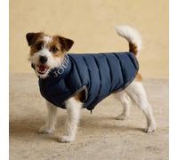 Rosewood x Joules Moorsdale Manteau Bouffant pour Chien Bleu Marine Taille L - Veste d'hiver réversible avec Fermeture éclair - Chaud et léger - Manteau imperméable pour Chiens de Grande Taille