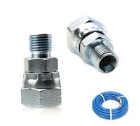 Rosfix Adaptateur 1/4" vers 3/8" Acier Inoxydable NPSM 400bar pour