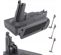 Rosfix Adaptateur Batterie ABS Compatible avec Dyson V10 et Bosch 18V