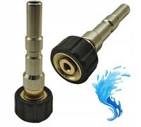 Rosfix Adaptateur de nettoyeur à pression pour raccord rapide | Filetage M22 x 1,5, 14 mm | Compatible avec Nilfisk et Kranzle D12 | Accessoires pour nettoyeur haute pression
