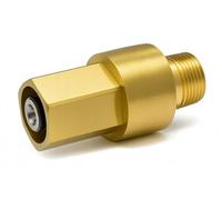 Rosfix Adaptateur EASY!Lock Femelle vers M22x1,5 Mâle - Laiton Massif Anticorrosion | Pour Pistolet et Tuyau 14mm | compatible avec nettoyeur haute pression Kärcher