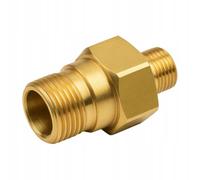 Rosfix Adaptateur Laiton EasyLock TR22M-1/4M - Raccord Mâle 1/4" | Laiton Massif Anticorrosion | Pour Nettoyeur Haute Pression | compatible avec Kärcher EASY!Lock