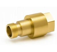 Rosfix Adaptateur M22 Femelle vers TR22 Mâle - Laiton Haute Qualité, 300 Bar, 155°C | Pour Lance Easy!Lock et Pistolet Easy Press | compatible avec nettoyeur haute pression Kärcher HD HDS